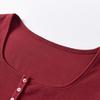 Women's Slim Fit U-Neck Knit T-Shirt