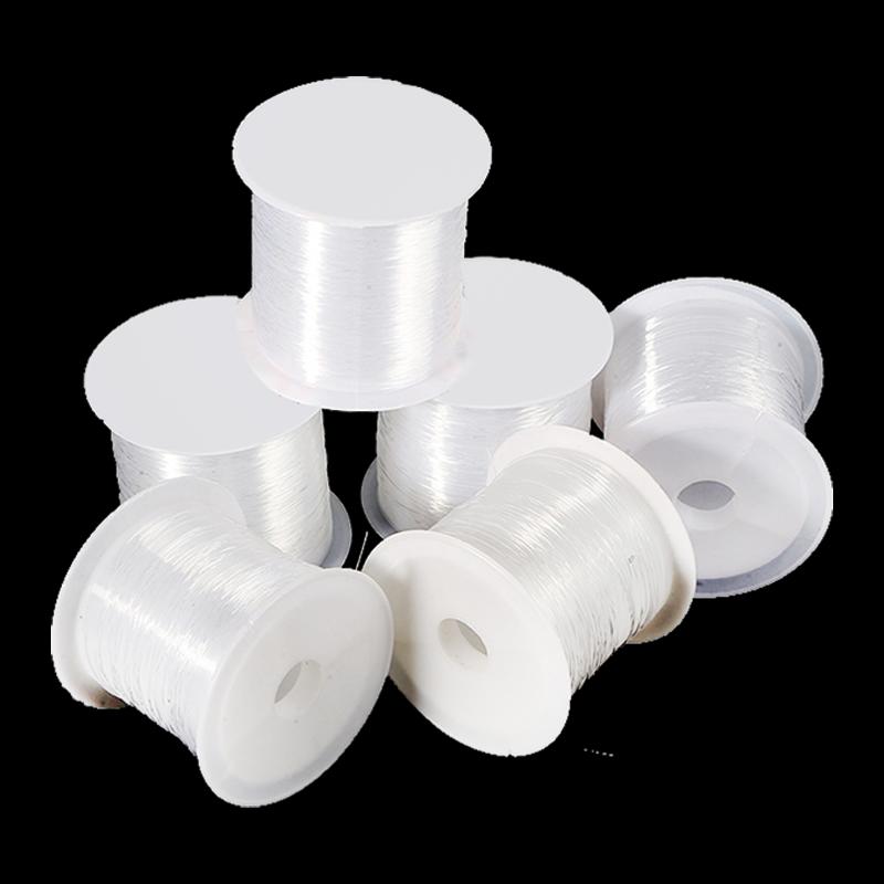 1-4Pcs Transparent Bracelet String Cord for Jewelry Making Bracelet Necklace Making Plastic Crystal DIY Beading No Elastic Cord