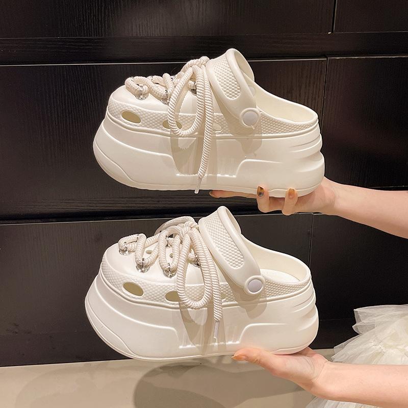 

Модные туфли Doudou на шнуровке из мягкой кожи, новые летние удобные повседневные туфли на мягкой подошве, нескользящие, на толстой подошве с волнистым протектором, перфорированные туфли 39-40