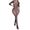 Women'S Sexy Open Crotch Bodysuit Sheer Lace Mesh Fishnet Teddy Plus Size Tight Fitting Lingerie For Romantic Night Out Lingerie