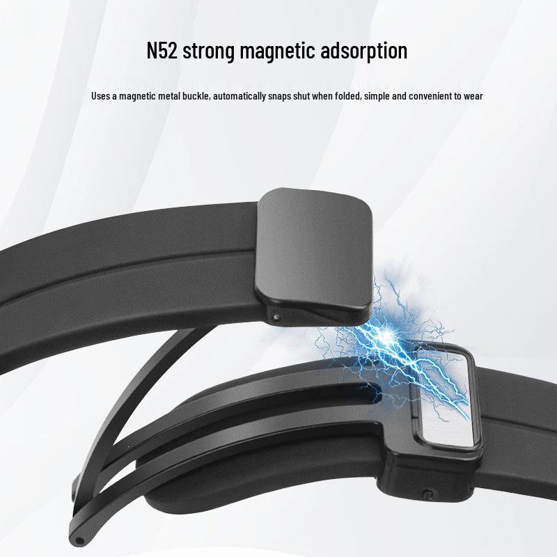 Universal Magnetic Silicone Strap for Huawei GT6 Pro, Samsung 8, Garmin, Xiaomi 20-22mm