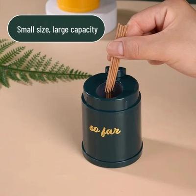 Exclusive Light Luxury Automatic Toothpick Holder: Press-Type for High-End Style