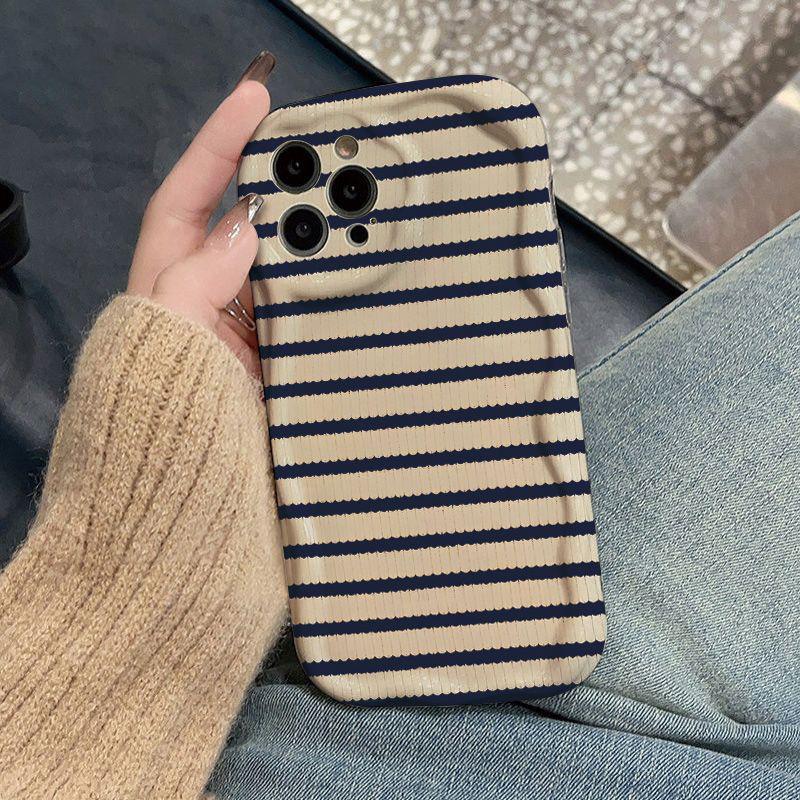 

Minimalist Stripes for Apple 16 Mobile Phone Case for IPhone16 New Pro Cute 14 Cartoon Max Female 13 Card For Apple 6G/6S