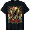 Egypt Ancient Pharaoh with Roses Sphinx Egyptian T-Shirt(7)