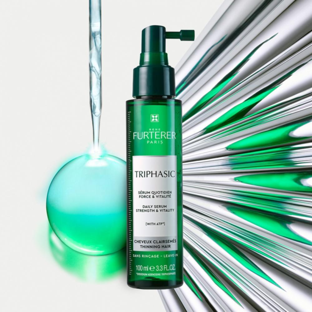 Rene Furterer Triphasic Anti Aging Serum Duo 100ml +forticea Shampoo 250ml Gift 