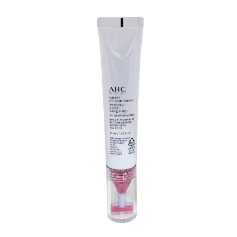 AHC Season 14 Full Lift T Gua Sha Lifting Eye Cream 40g – Anti-Wrinkle Firming Eye Care with Massage Applicator K-Beauty