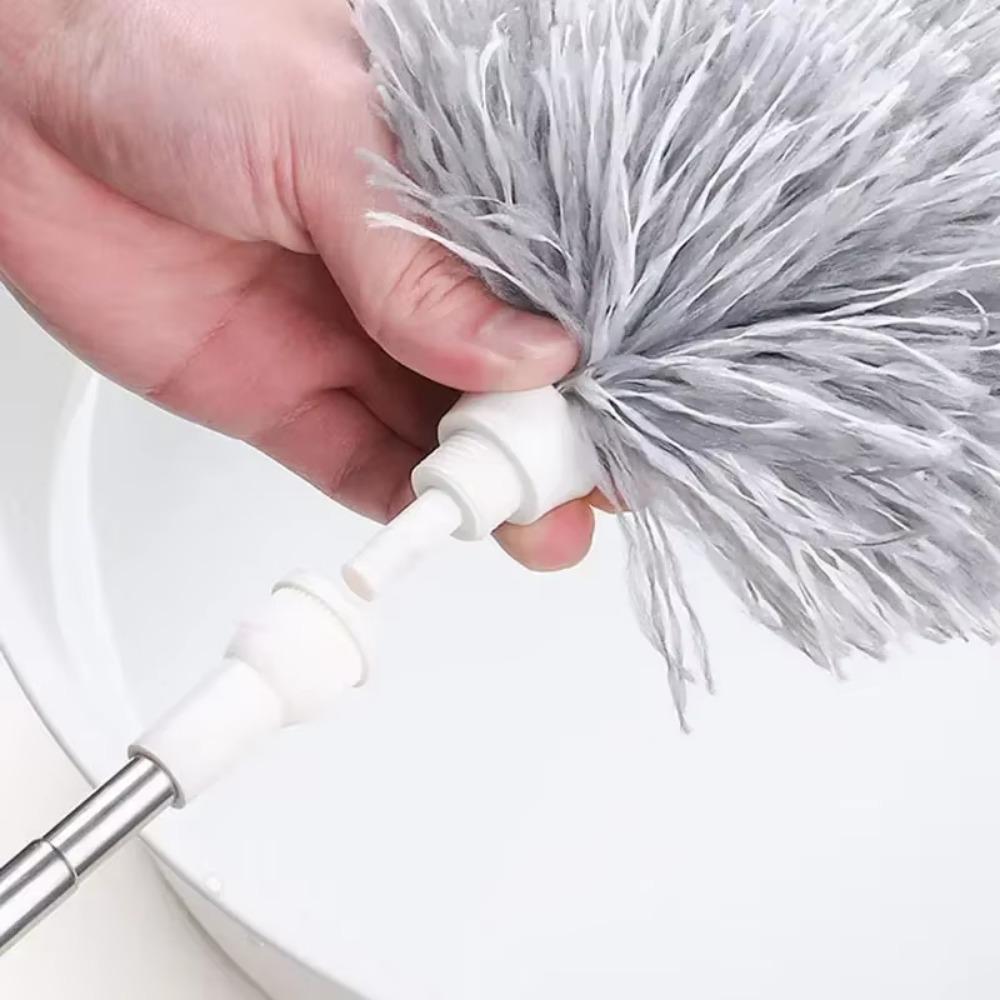Long Handle Microfiber Duster Brush - Magic Cleaning Tool for Sofa Bed Furniture, Extendable Home Dusting Kit with Soft Bristles