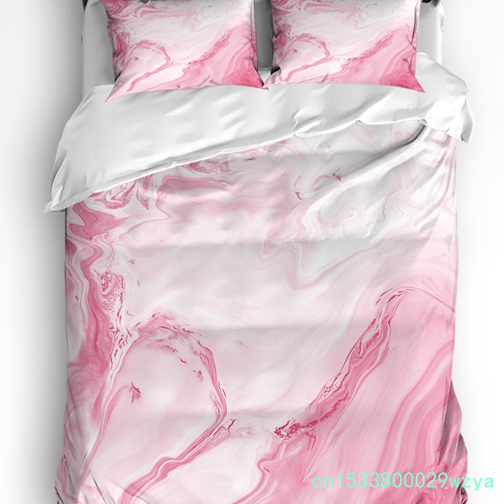Fluid Art Black White Duvet Cover With Pillow Case Custom 3pcs Bedding Set Quilt Cover Double Bed Home Textile