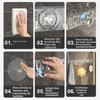 Detachable Wall Mounted Row Hook Waterproof Sundries Storage Hook  Bathroom Accessories