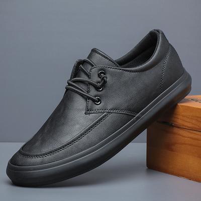 Herrenschuhe 2025 Frühling Neu Vielseitiger Trend Dicksohlige Low-Top Sneakers Slipper Lässige Leder Herrenschuhe Zapatos De Hombre