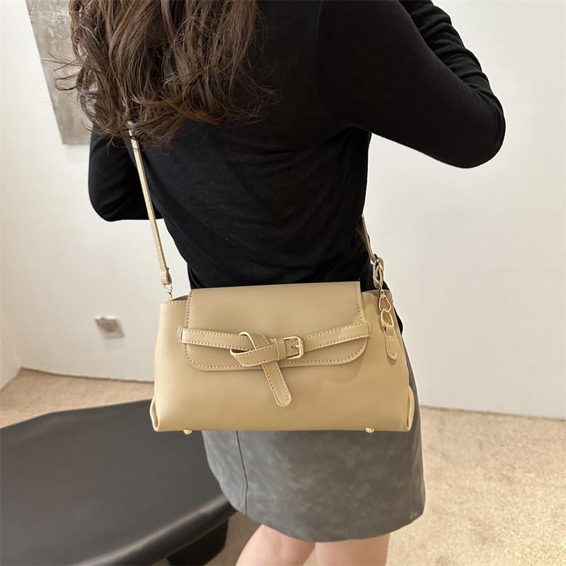 Trendy Retro Small Square Bag For Women Stylish Chic Single Shoulder Crossbody Bag