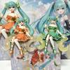 Calda 14CM Anime Hatsune Miku Citrus MIKU Figura Anime Periferica Modelli da Collezione Decorazioni Decorative Bambini Kawaii Regalo