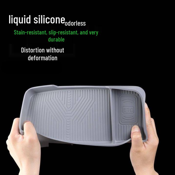 Car Storage Box & Rear Seat Organizer - Shockproof Silicone Accessory for Leapmotor A10 Screen (Fits 26 Models)