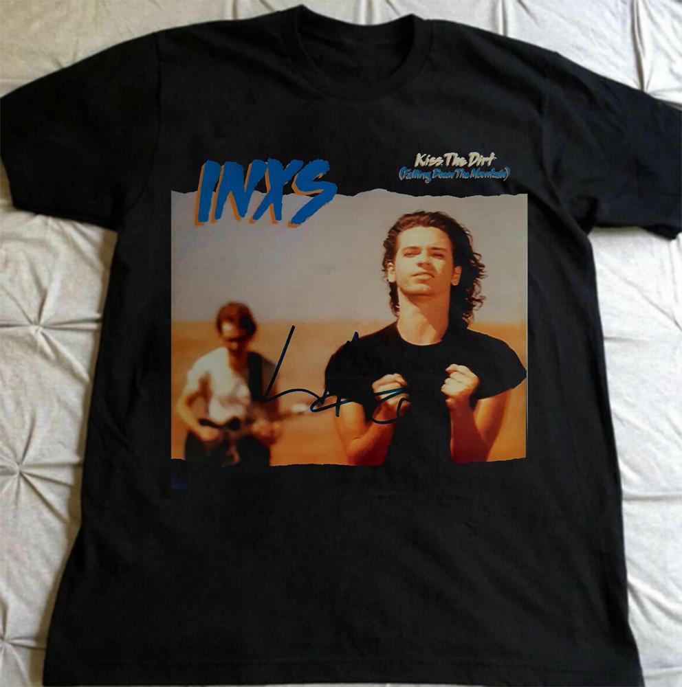 Inxs Michael Hutchence Gifl Unisex S-4XL Signature Black CG309 Unisex T-Shirt L