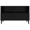 TV Stand in Black 80 x 36 x 50 cm Particleboard