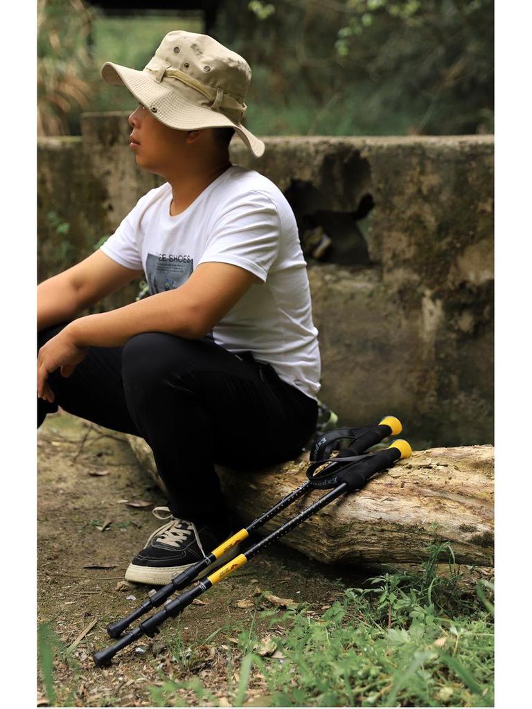 Genuine Abu Dah Ultralight 7075 Trekking Poles with External Lock for Hiking
