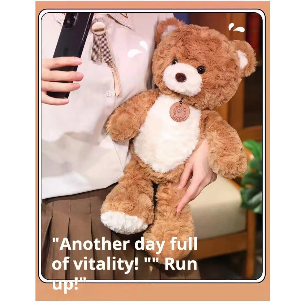 30cm Teddy Bear Doll Simulation Plush Toy Handmade Doll Cartoon Anime Cute Pillow Cushion Home Decoration Children's Birt