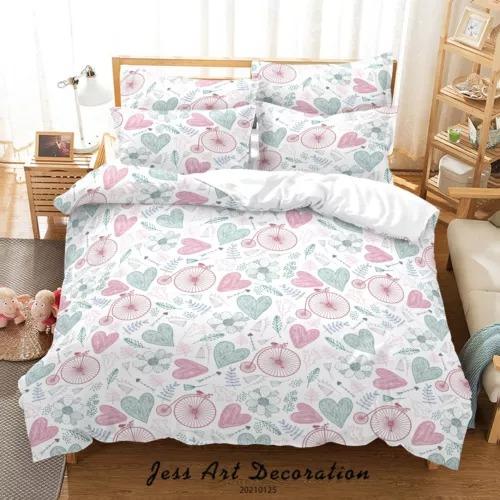 Flower Bicycle Soft Duvet Cover Beding Decoration Gift First Choice Suitable for Children Young Boys Young Girls plus Adult Peoples Soft plus
