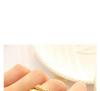 Retro Gold-Plated French Ring with White & Green Cubic Zirconia