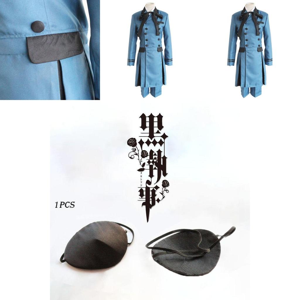 Attraktives und Modisches Black Butler Ciel Phantomhive Cosplay Kostüm Komplettset für Besondere Anlässe