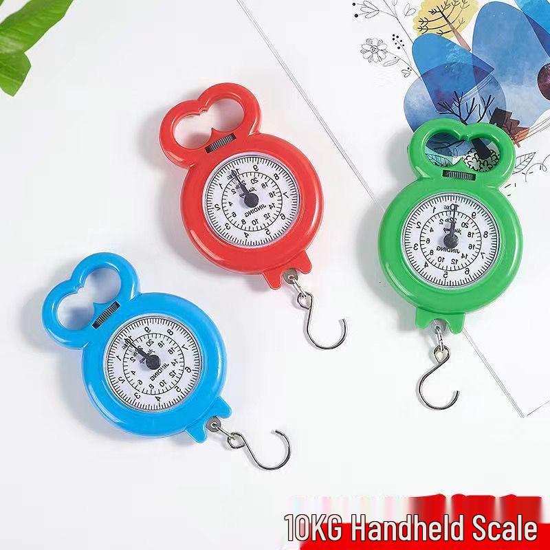 Portable 10kg Mechanical Spring Scale for Vegetables - Mini Handheld Precise Electric Scale