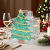 WTEMPO Hand-held Clear Christmas/Christmas Eve Gift Boxes Gifts Holding & Displaying Boxes Christmas Party Decor Favor Treat Boxes
