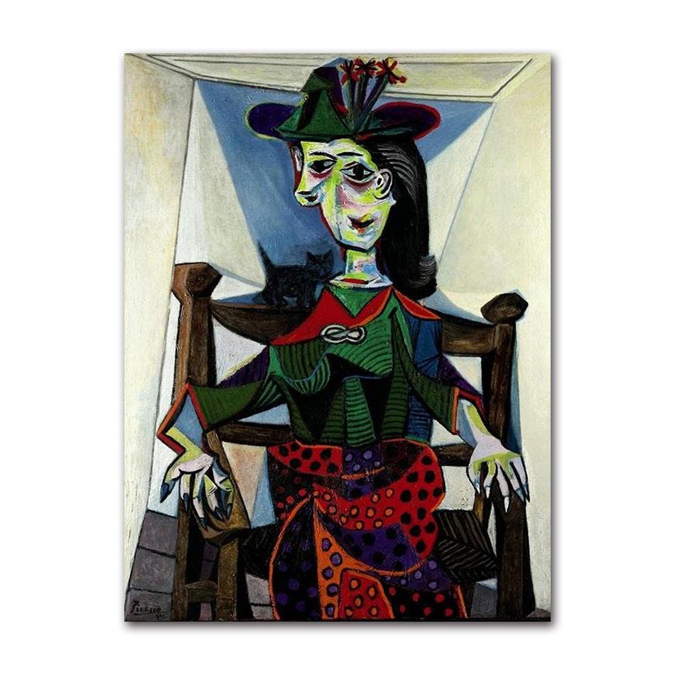 Abstract Figure Line Picasso Canvas Painting Posters and Prints Nordic Wall Art Pictures Home Living Room Murals Decor
