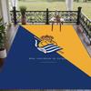 Soft Floor Carpet Real Sociedad FC Pattern Area Rug Decorative Mat For Home Room Decoration