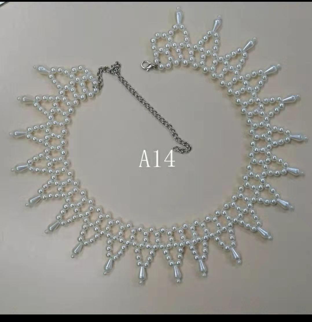 

Классическое жемчужно-коричневое ожерелье Ruqun - Аксессуары Иньло в стиле Ханфу