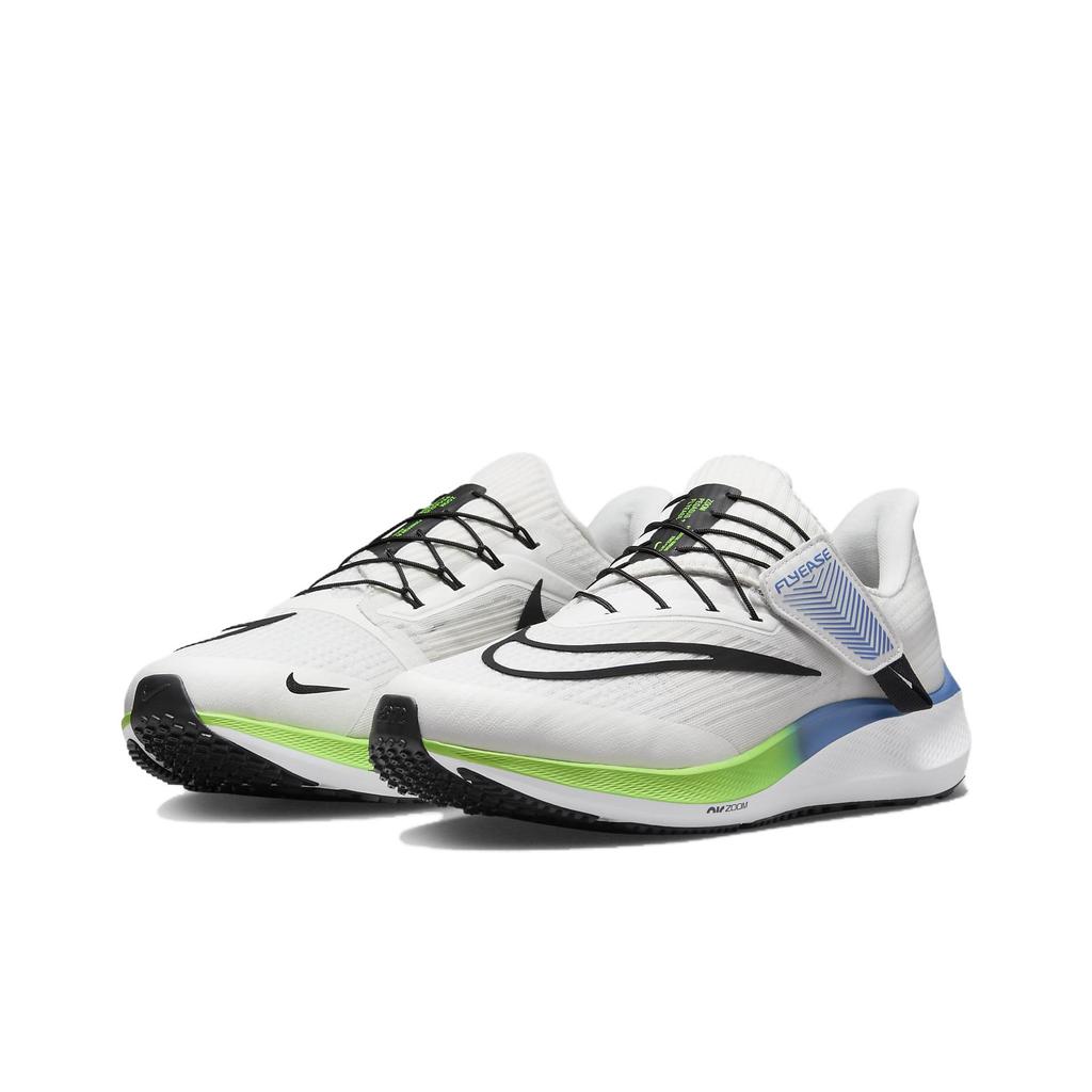 Nike Pegasus Flyease Comfortable Lightweight Non-Slip Breathable Low-Top Running Shoes Men Running Shoes White Green Blue DJ7381-006