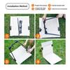 Aluminum Zinc Zinc Alloy Frame Foldable Camping Chair Comfortable Sitting Single Lazy Chair  Outdoor Camping