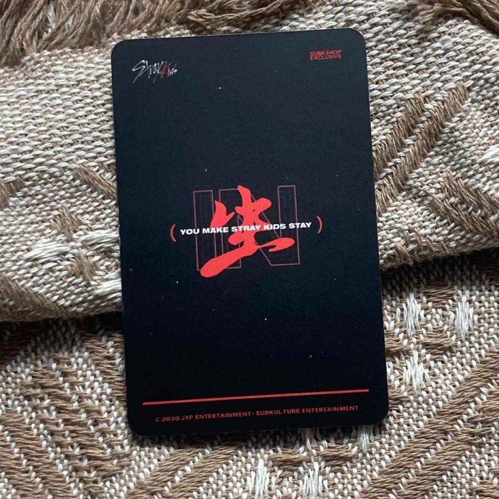 [USED] Stray Kids Reno in Live subk shop SKIZ trading cards