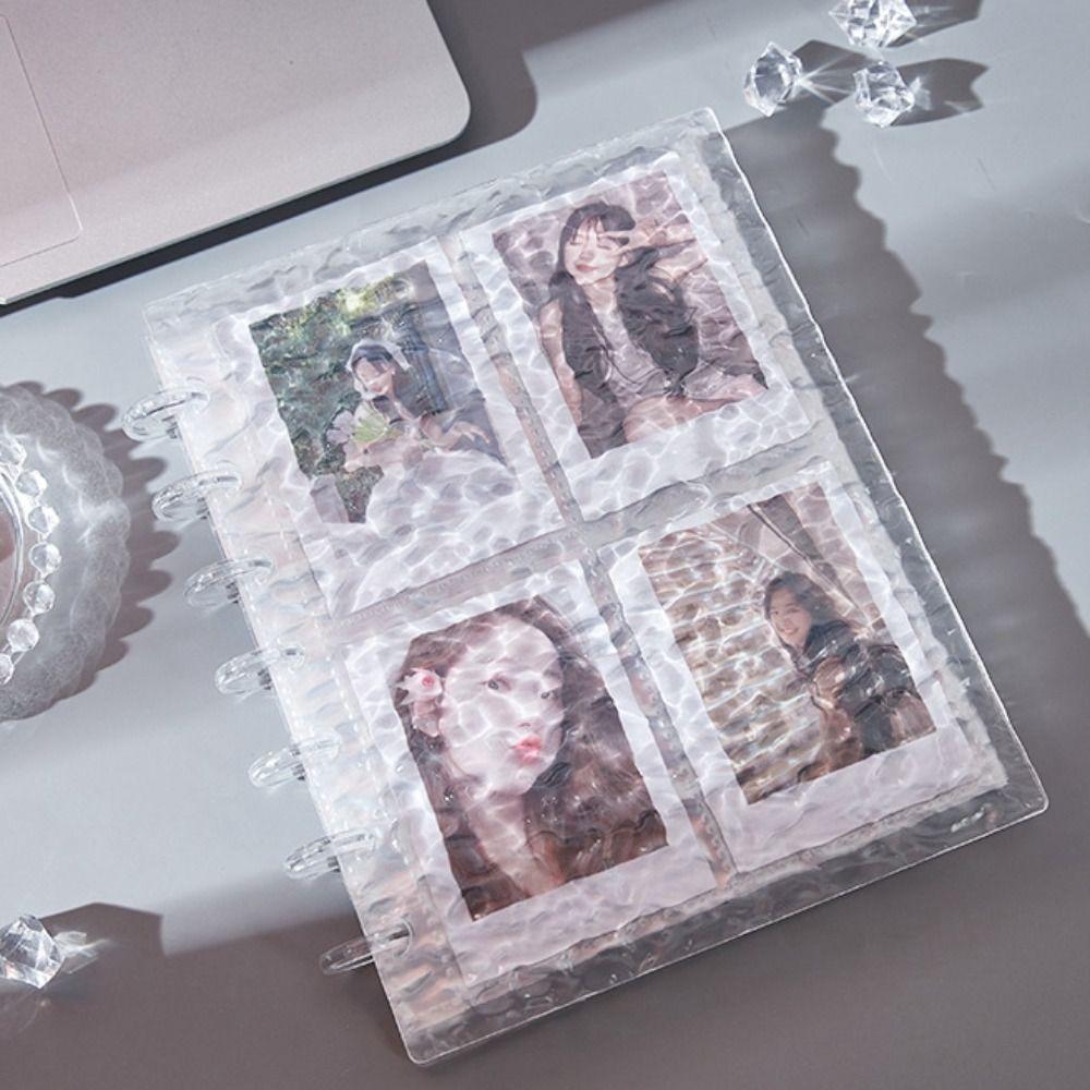 Transparent Photocard Collection Book 3 Inches Card Holder Idol Picture Protector  School