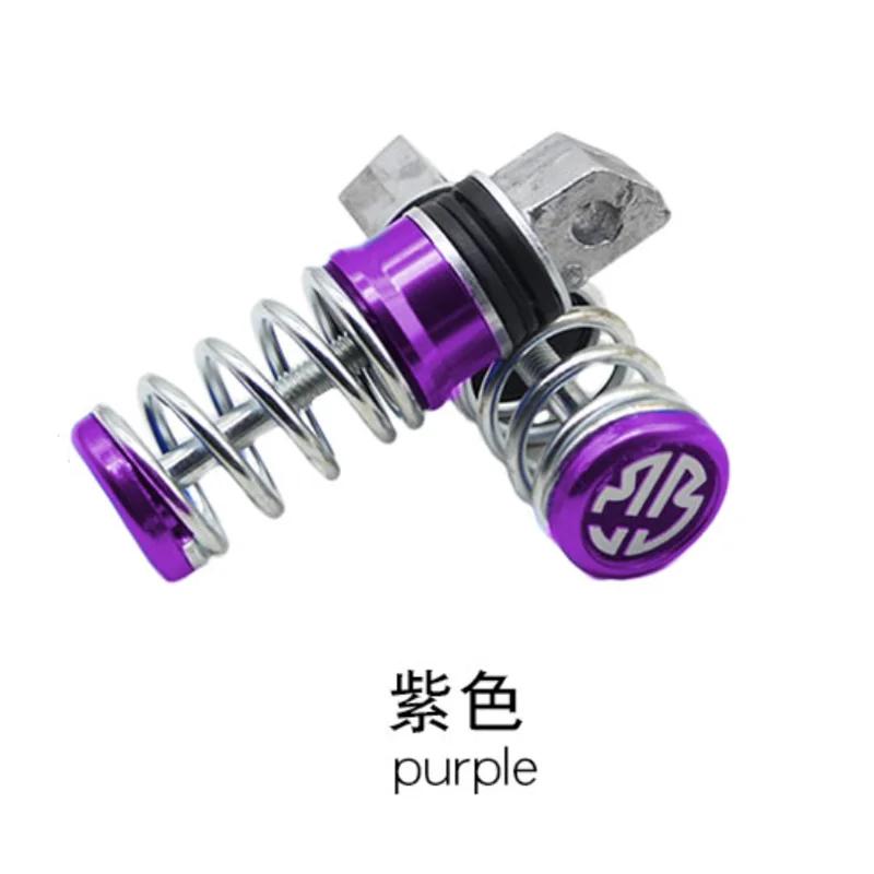 Motorcycle Electric Car With Spring Foot Rest Universal Fold Pedal Behind The Footrest Pedal Foot-Peg