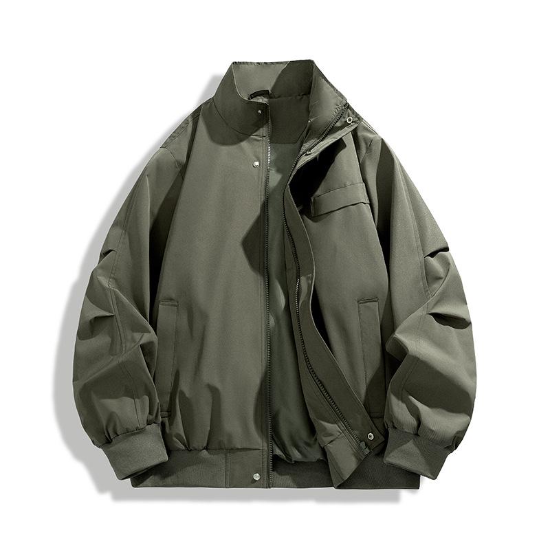 American Retro Simple Jacket - Trendy Loose Casual Top for Couples, Spring & Autumn