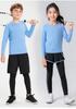 Children's Quick-Dry Long Sleeve Fitness & Yoga Wear for Boys and Girls