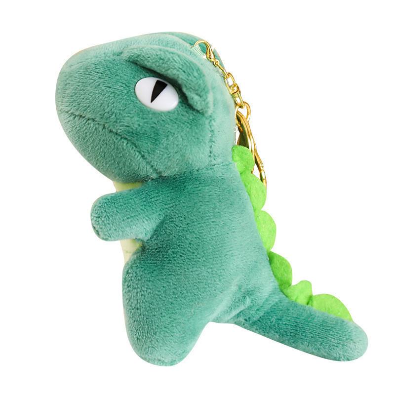 Chaveiro de Pelúcia de Dinossauro Adorável Animal de Pelúcia T-rex Fofo Pingente para Mochila Venda por Atacado