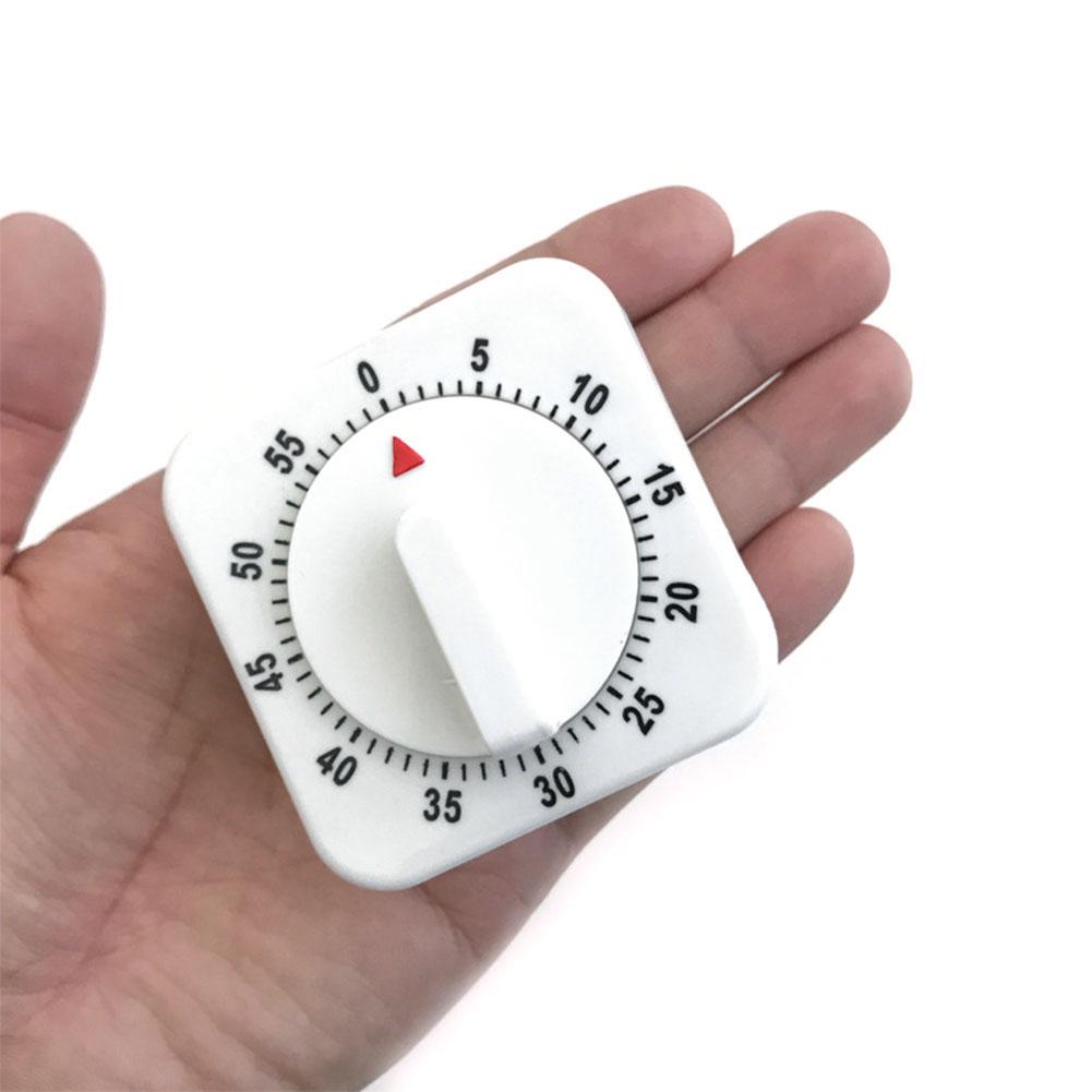 Mini Mechanical Timer 1Hr/60Min Game Count Down Counter Alarm Kitchen Cooking Tool