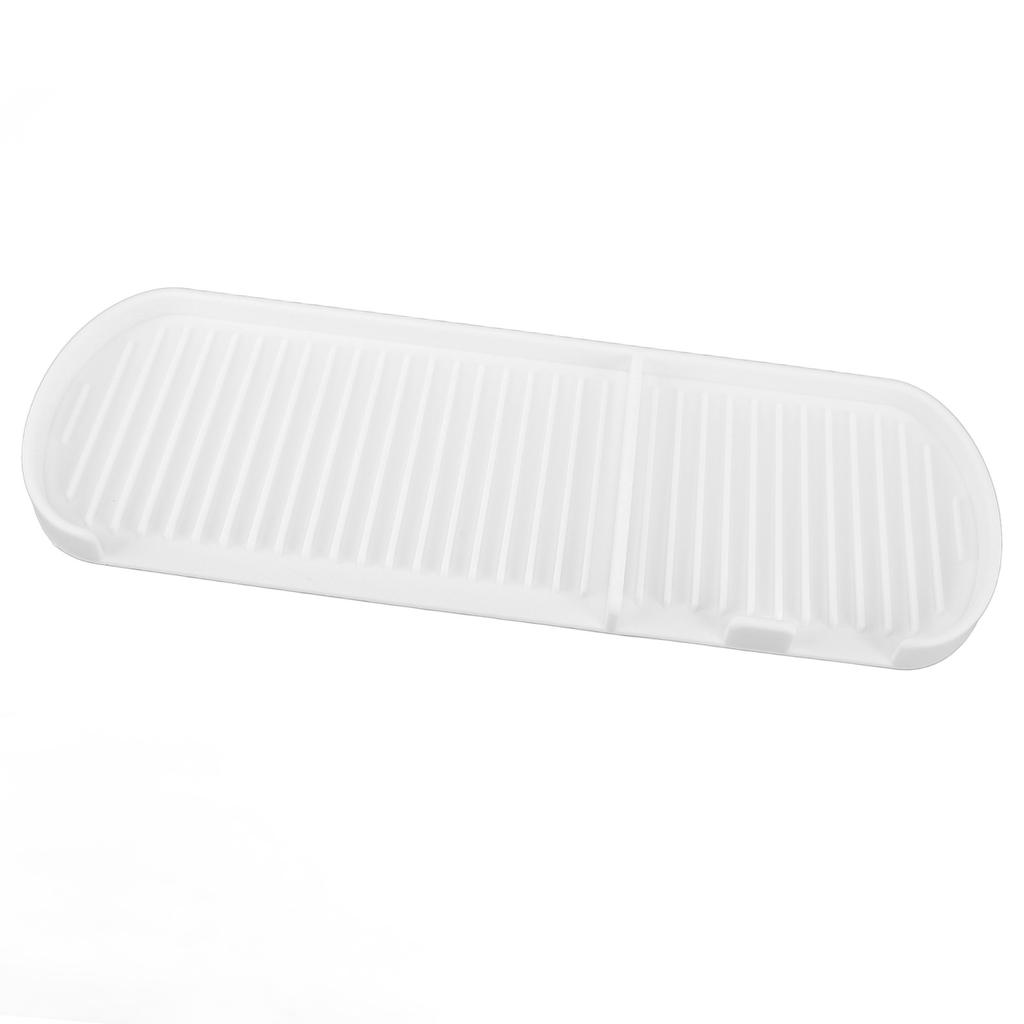 Counter Silicone Drainage Tray Food Grade Skid Resistance Frosted Bottom Silicone Dish Drying Mat for Bathroom