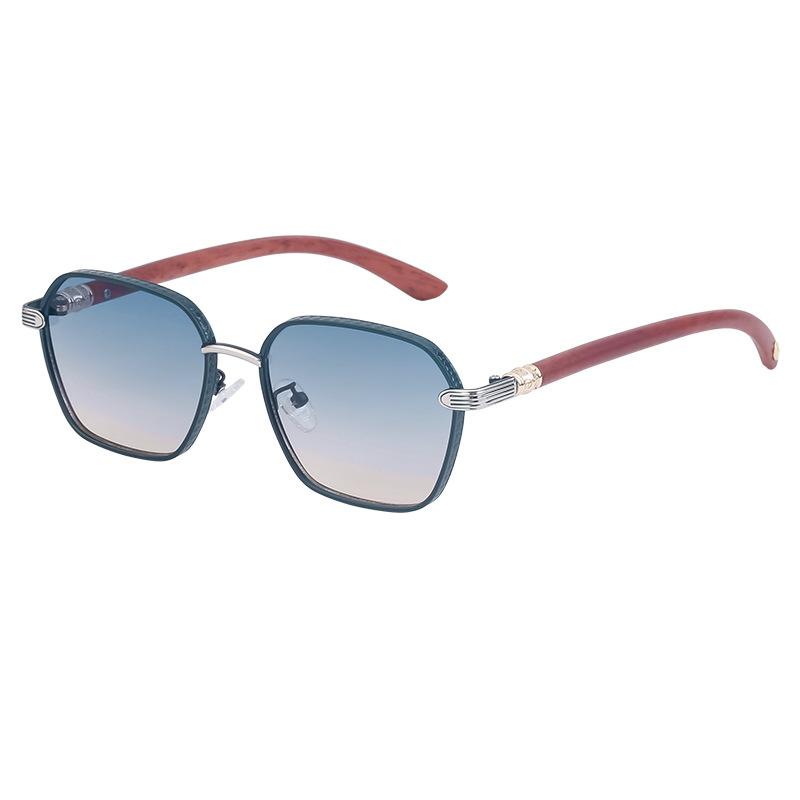 

Sunglasses Men Stylish Classic Polygon Driving Googles Male Classic Metal Material Frame Sun Glasses UV400 Protection Gradient Mirror Shades Eye