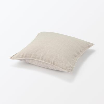 Hemp Washed Cushion Natural 76420248 Cover, 43x43cm, Color,