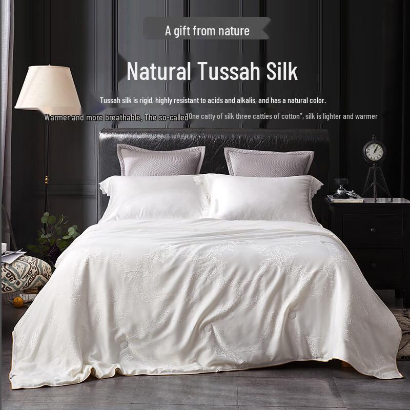 Boyang Home Antibacterial Tussah Silk Quilt