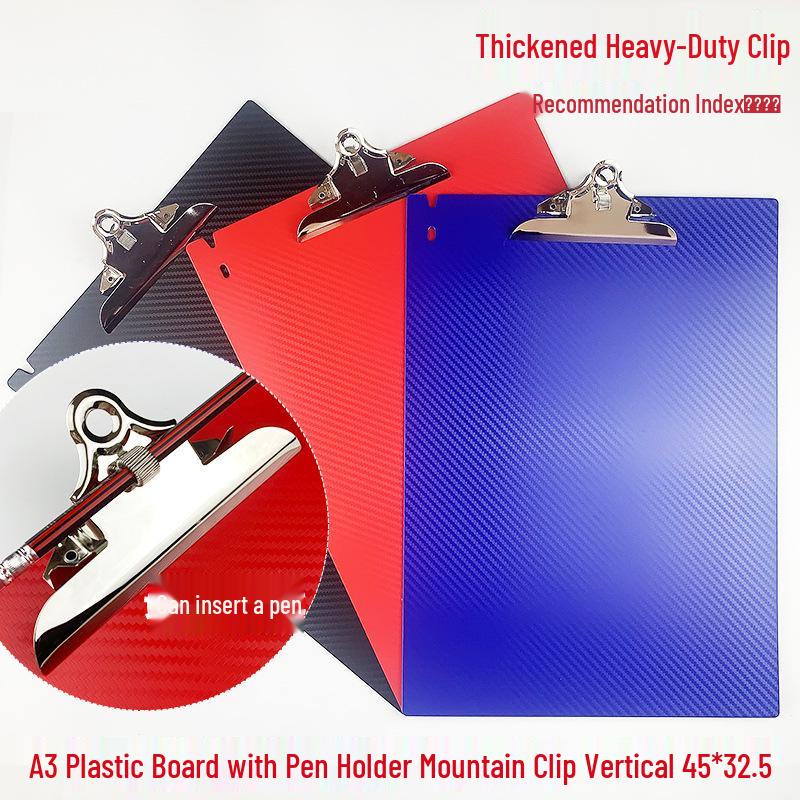 A4 Clipboard with Pen Holder, A5 Writing Pad, A3 Wooden Menu Holder, Cardboard Stationery Board