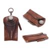Genuine Leather Key Case Casual Multi-Hook Compact