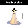 Glowing Ghost Figure Ornament Halloween Decoration 120cm High For Porch Front Yard Garden Display Indoor and Outdoor