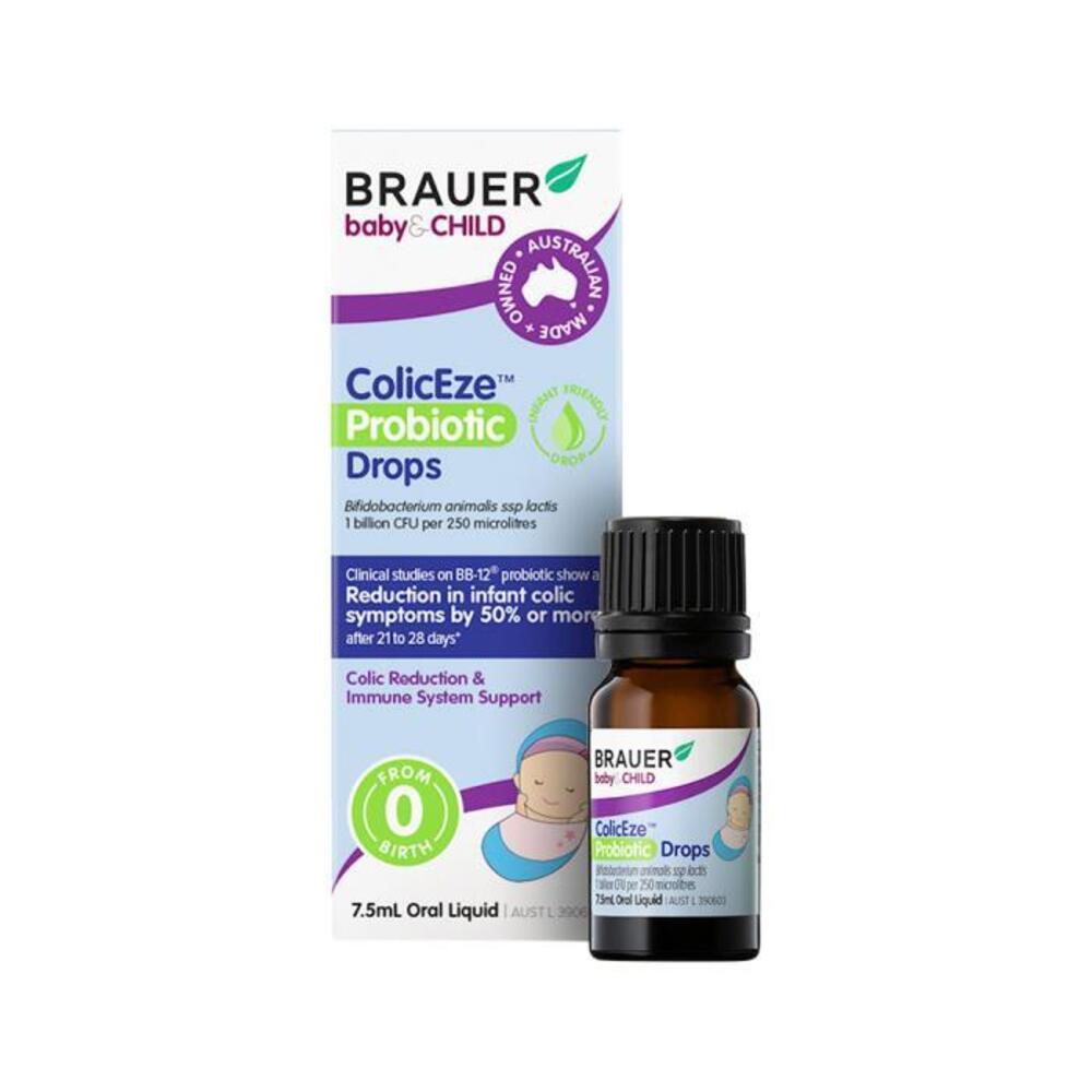 Brauer Baby & Child ColicEze Probiotické kapky Perorální tekutina 7,5 ml