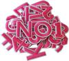 Colorful 3D Embroidered Alphabet & Number Patches for Clothing Decoration