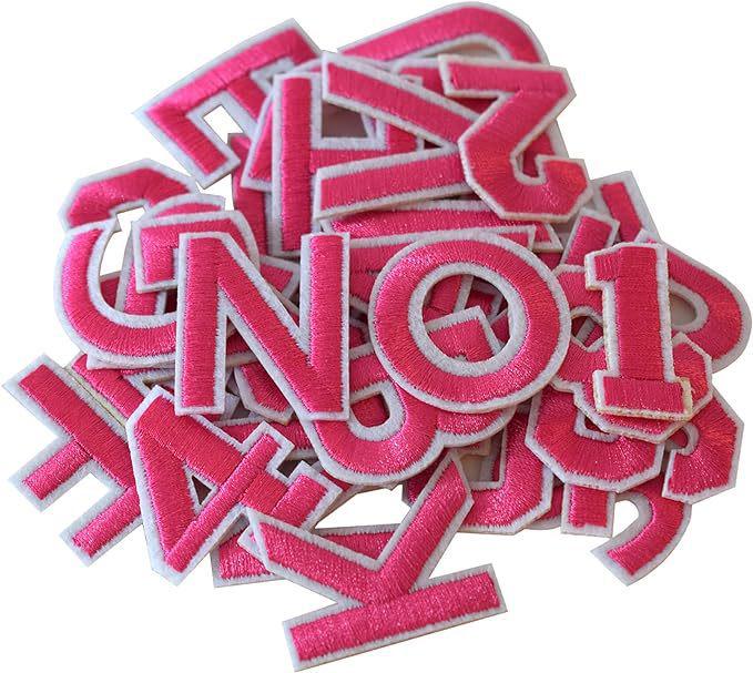 

Colorful 3D Embroidered Alphabet & Number Patches for Clothing Decoration