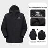 Camel Men's 3-in-1 Outdoor Windproof Waterproof Fleece-Lined Jacket