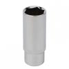 Silver Deep Socket Socket Wrenches Wrench Heads 3/8inch 63mm